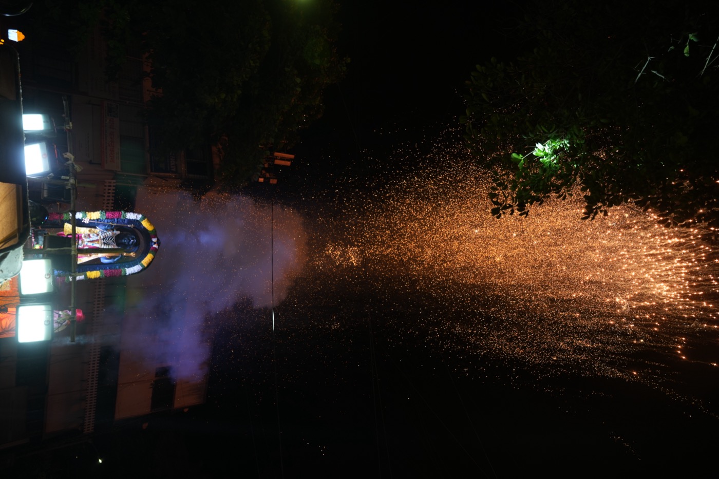 Fireworks at Shobha Yatra